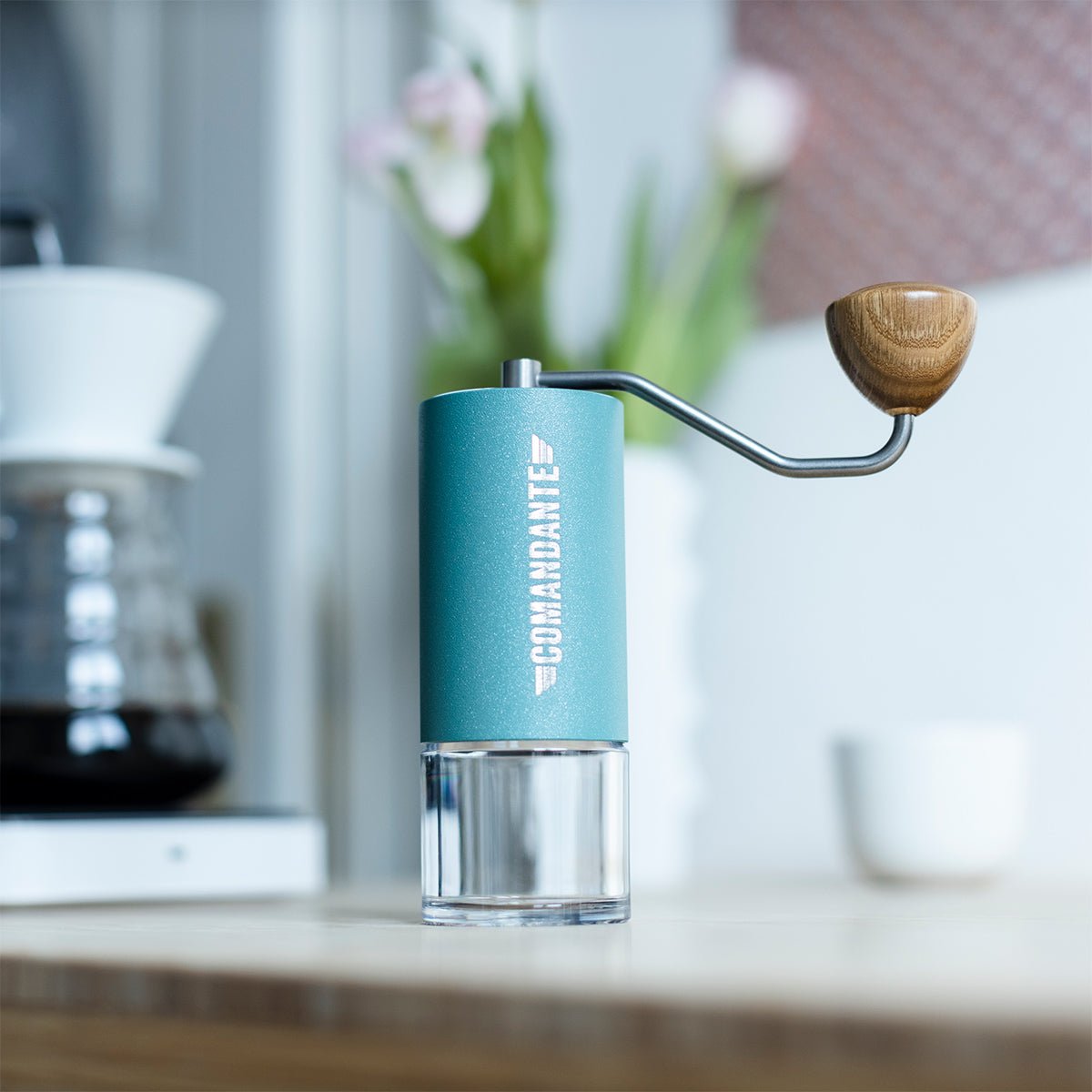 Comandante C40 Nitro Blade Coffee Grinder MK4 (Alpine Lagoon) - MAD! Coffee, Comandante