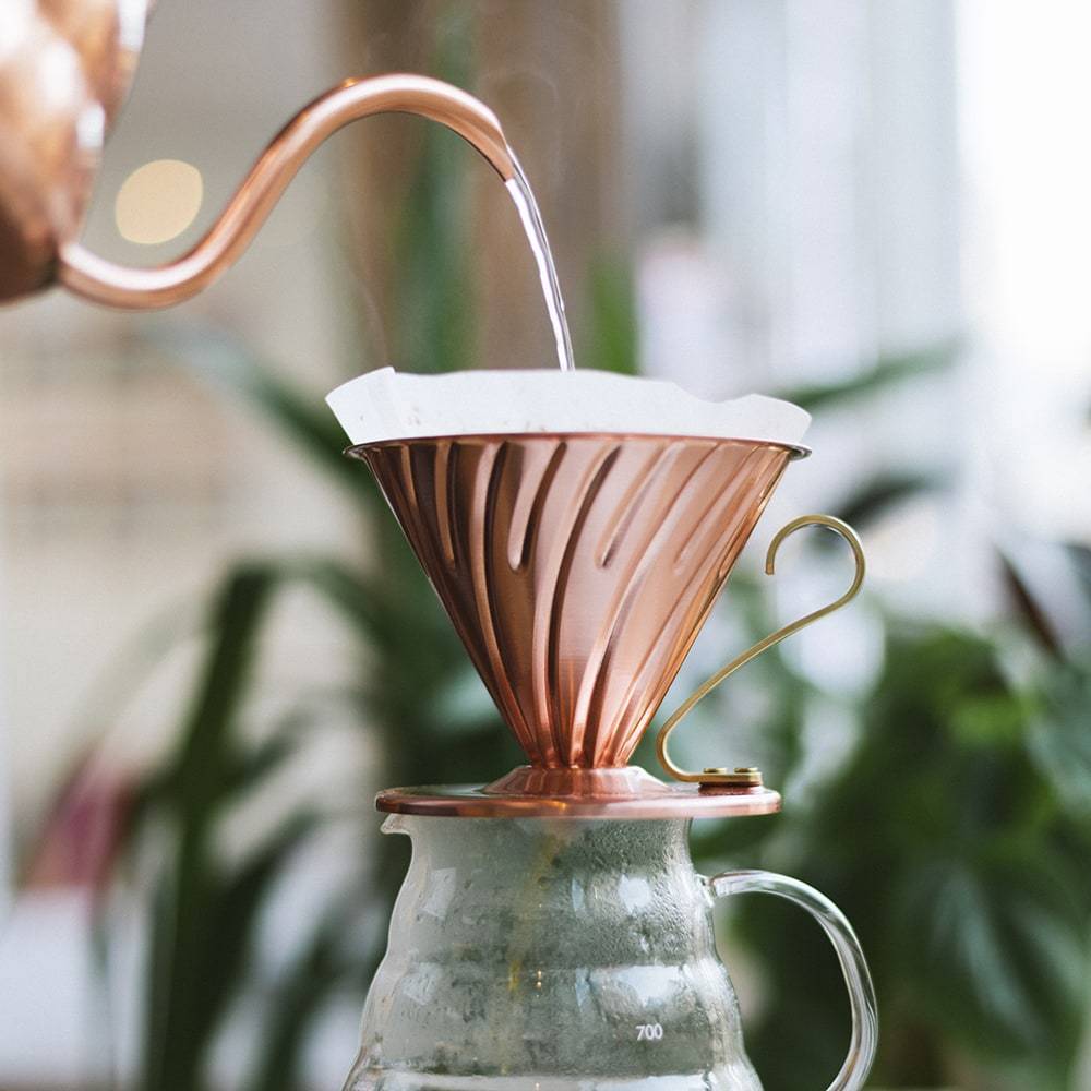 Hario V60 Copper Coffee Dripper Size 02 - MAD! Coffee, Hario