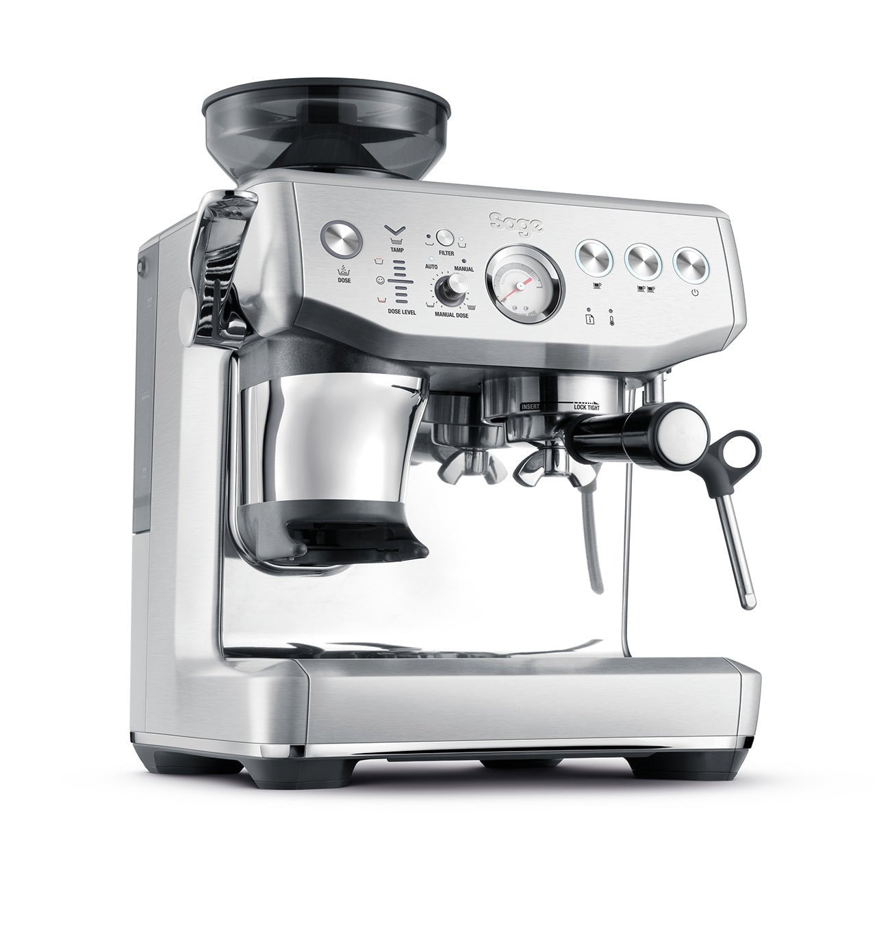 Sage Barista Express Impress Espresso Machine (Stainless Steel) - MAD! Coffee, Sage