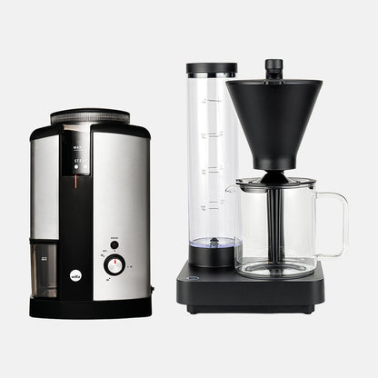 Wilfa Performance Compact Coffee Maker and Svart Coffee Grinder (Silver) Bundle - MAD! Coffee, Wilfa